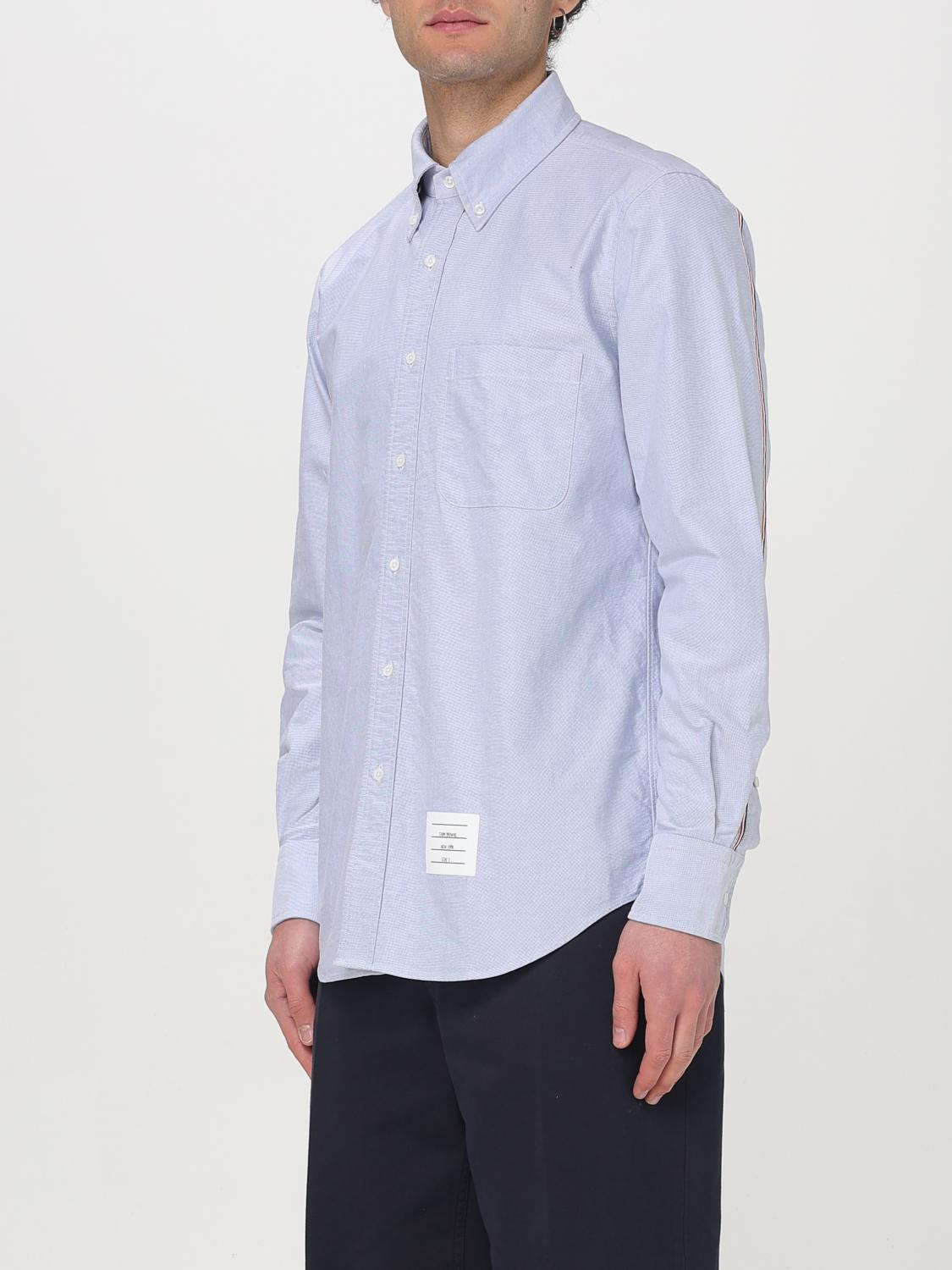 THOM BROWNE CAMICIA: Camicia uomo thom browne, Azzurro - Img 4