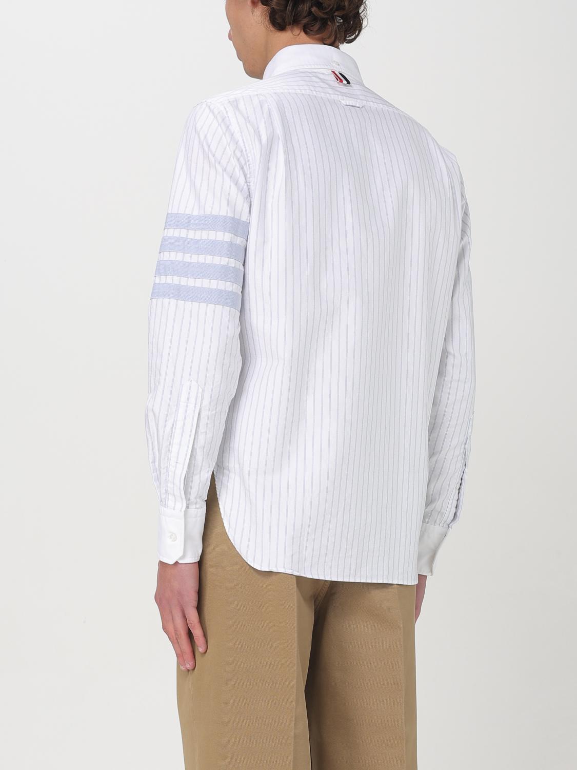 THOM BROWNE CAMICIA: Camicia uomo thom browne, Celeste - Img 3