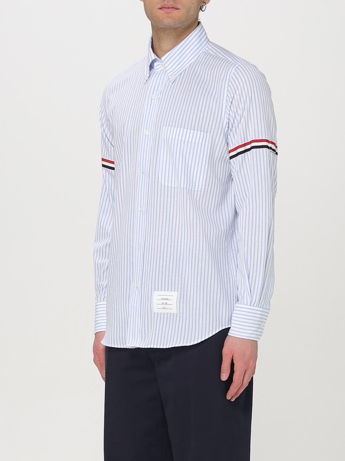 THOM BROWNE CHEMISE: Chemise homme Thom Browne, Bleu Ciel - Img 4