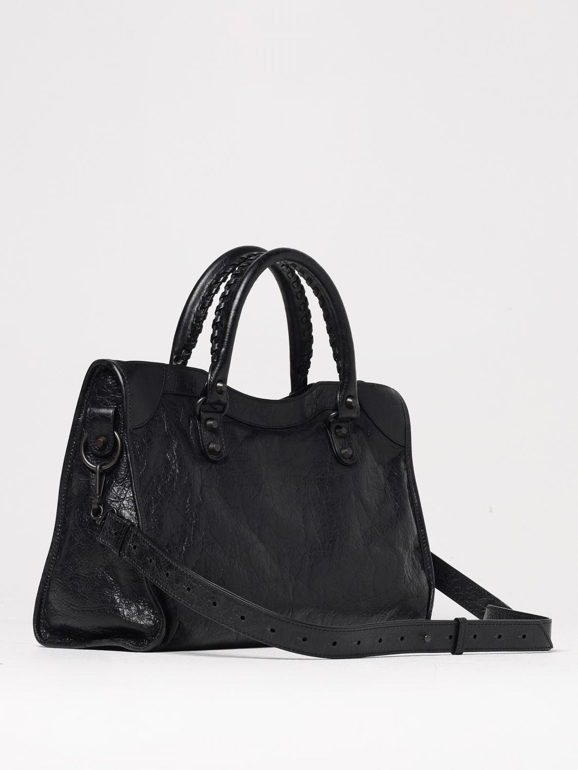 BALENCIAGA BORSA A MANO: Borsa Le City Balenciaga in pelle Arena , Nero - Img 3