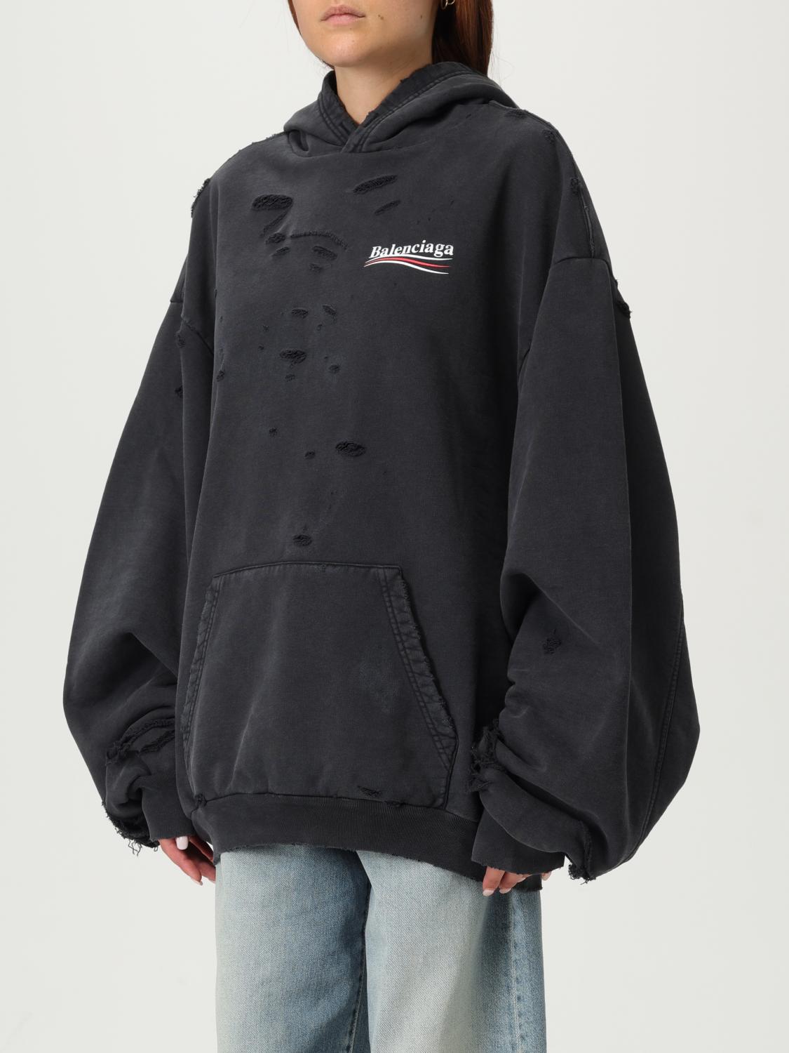 Balenciaga Sweatshirt woman - Black | 818557TRVP9 | GIGLIO.COM