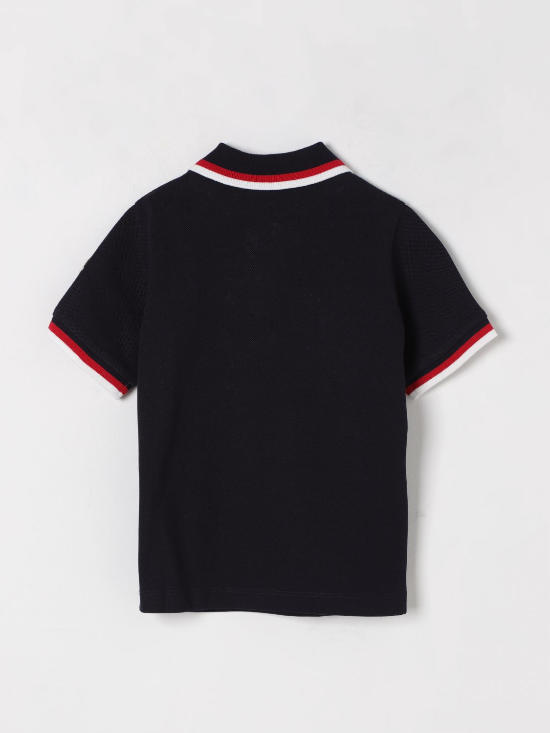 MONCLER POLO SHIRT: Polo shirt kids Moncler, Navy - Img 2