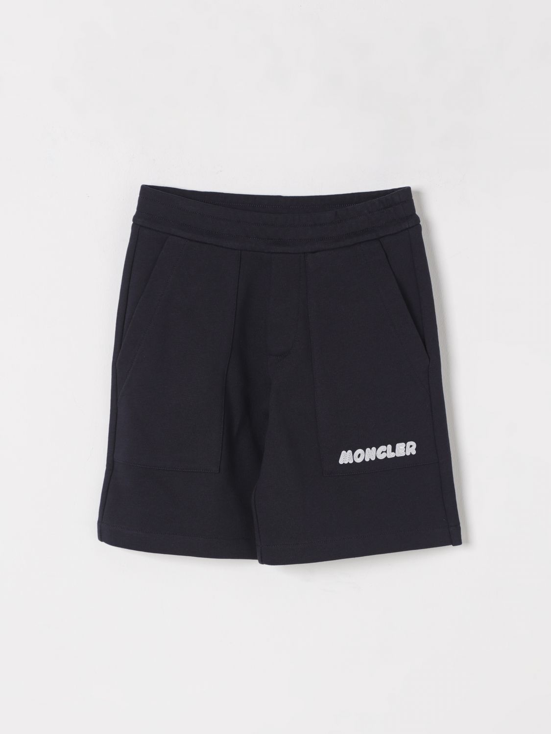 MONCLER SHORTS: Shorts kids Moncler, Navy - Img 1