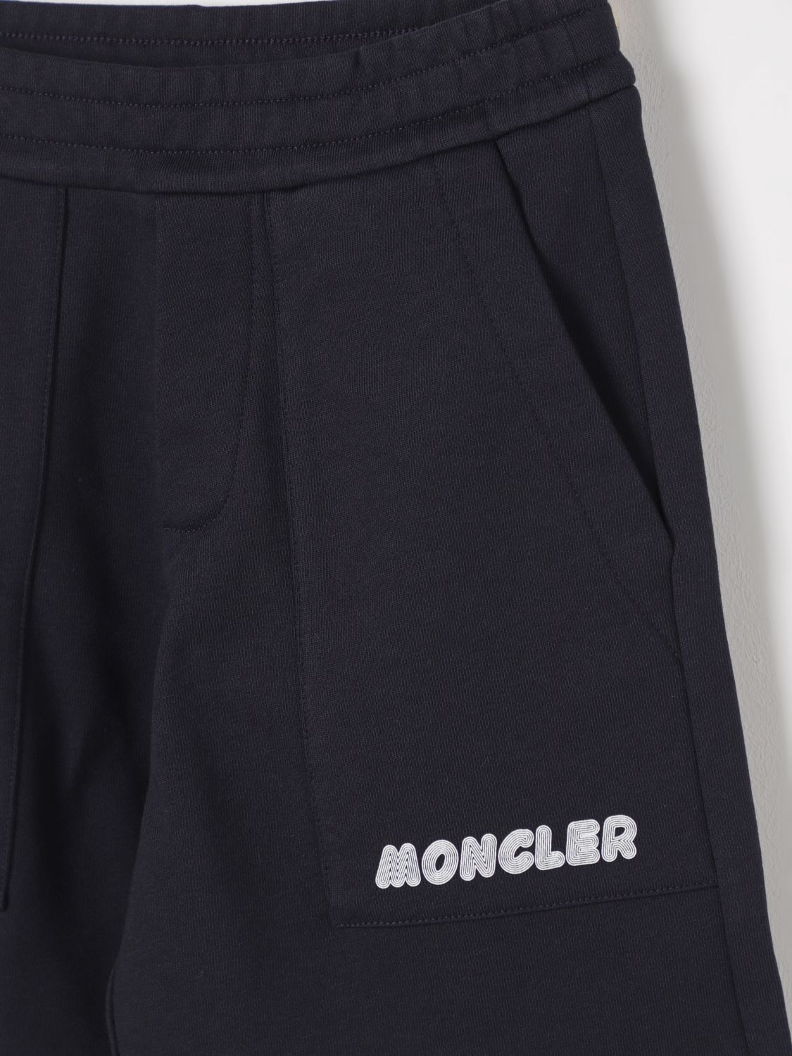 MONCLER SHORTS: Shorts kids Moncler, Navy - Img 3