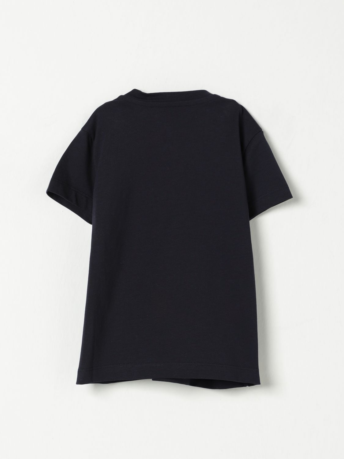 MONCLER Tシャツ: Tシャツ ボーイ Moncler, ネイビー - Img 2