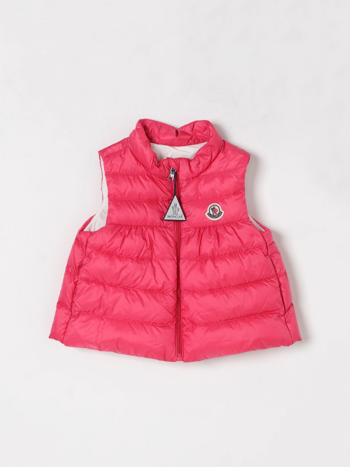 MONCLER JACKET: Jacket kids Moncler, Fuchsia - Img 1