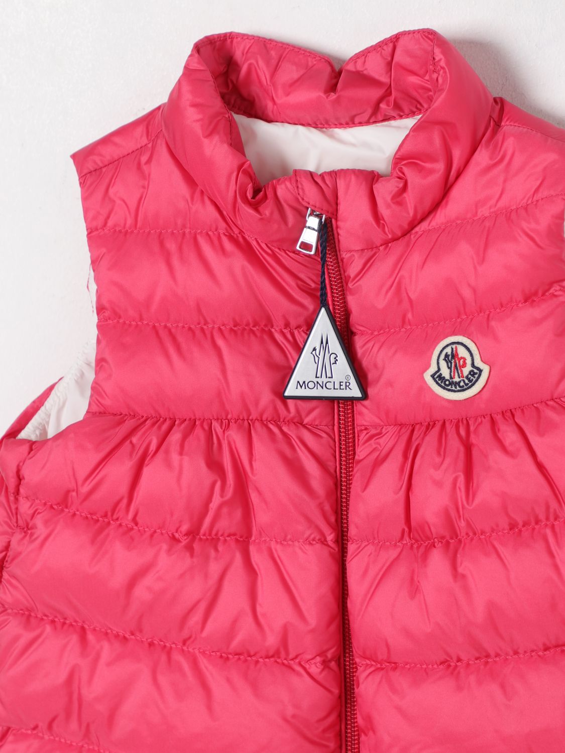 MONCLER JACKET: Jacket kids Moncler, Fuchsia - Img 3