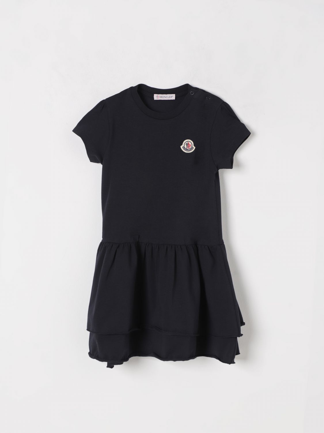 MONCLER ROMPER: Romper kids Moncler, Navy - Img 1