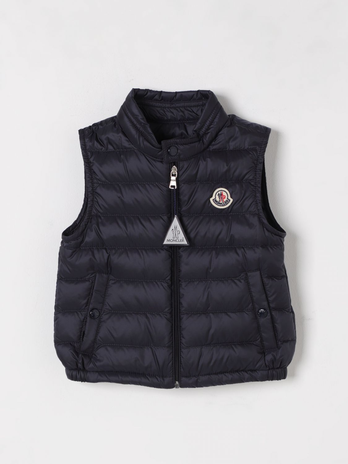 MONCLER JACKET: Jacket kids Moncler, Navy - Img 1