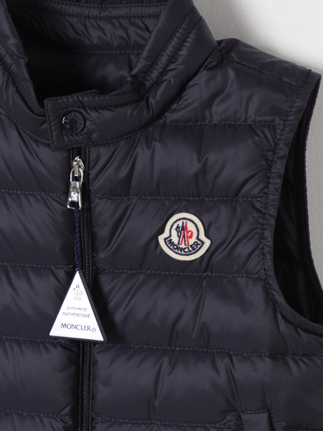 MONCLER JACKET: Jacket kids Moncler, Navy - Img 3