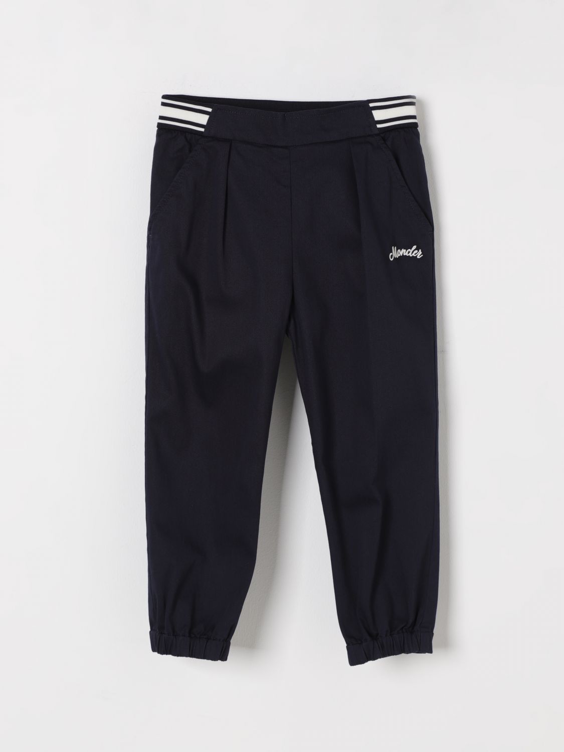 MONCLER PANTS: Pants kids Moncler, Navy - Img 1