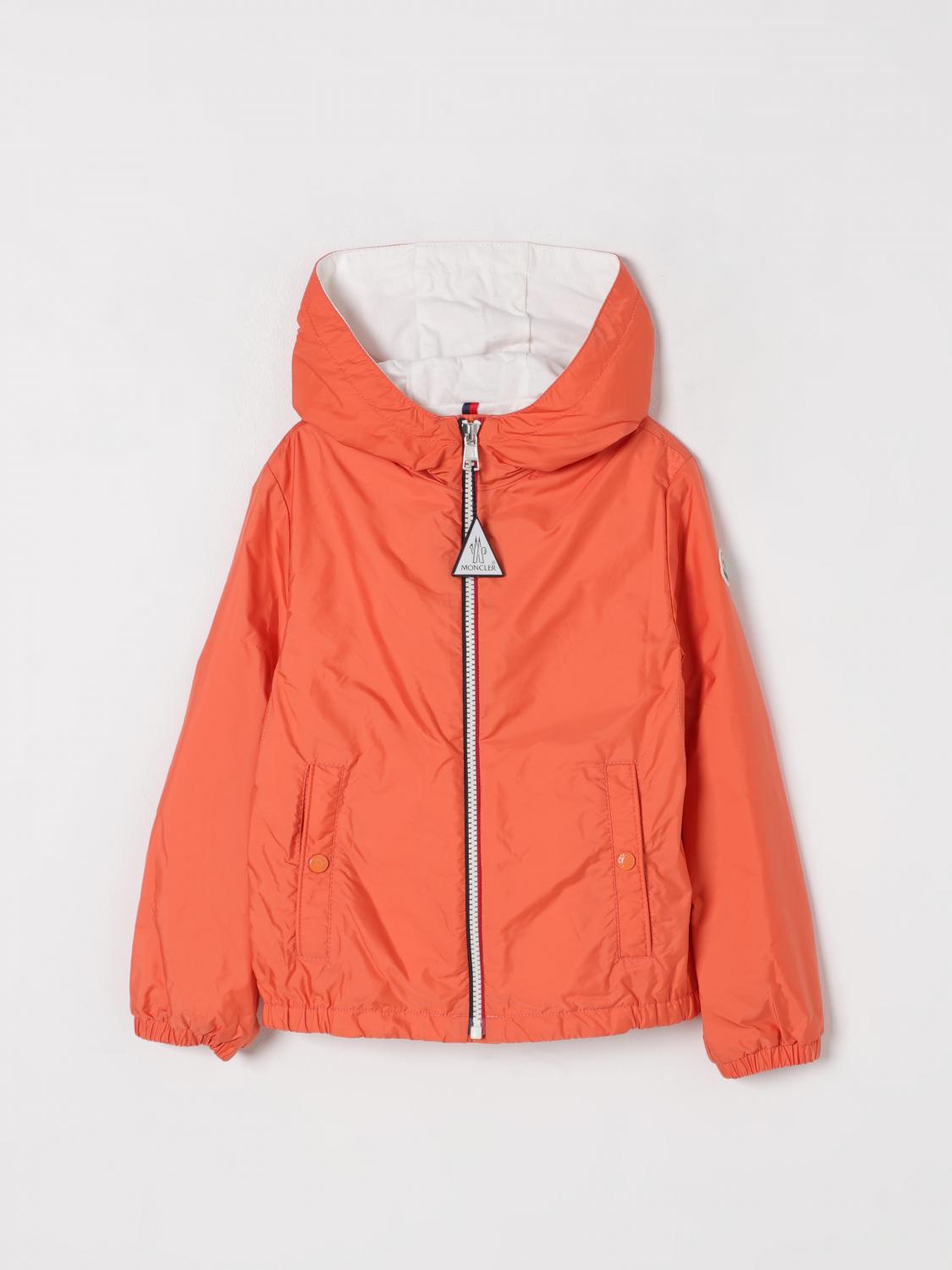 MONCLER JACKET: Jacket kids Moncler, Orange - Img 1