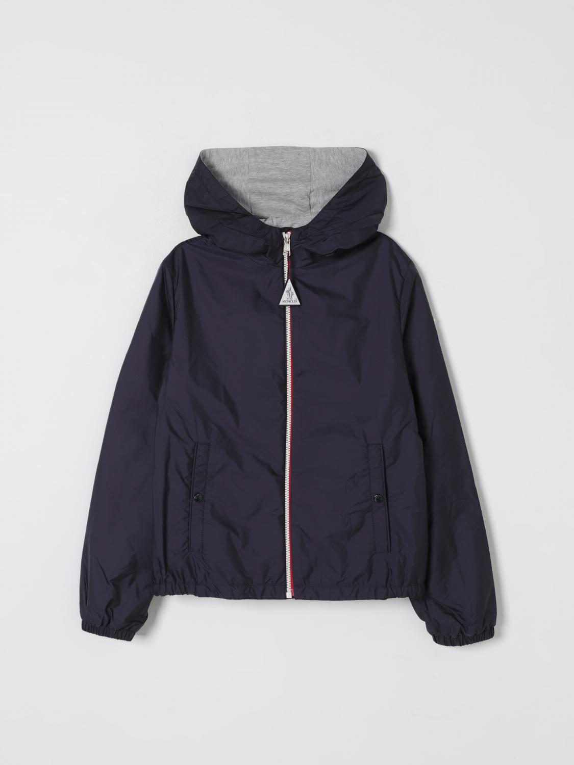 MONCLER VESTE: Veste enfant Moncler, Bleu Marine - Img 1