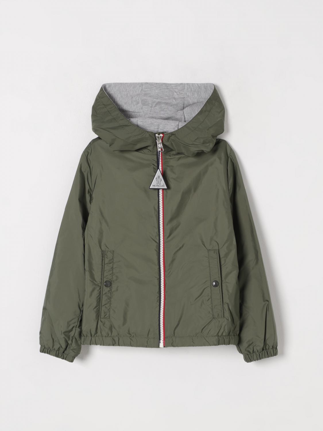 MONCLER JACKET: Jacket kids Moncler, Military - Img 1