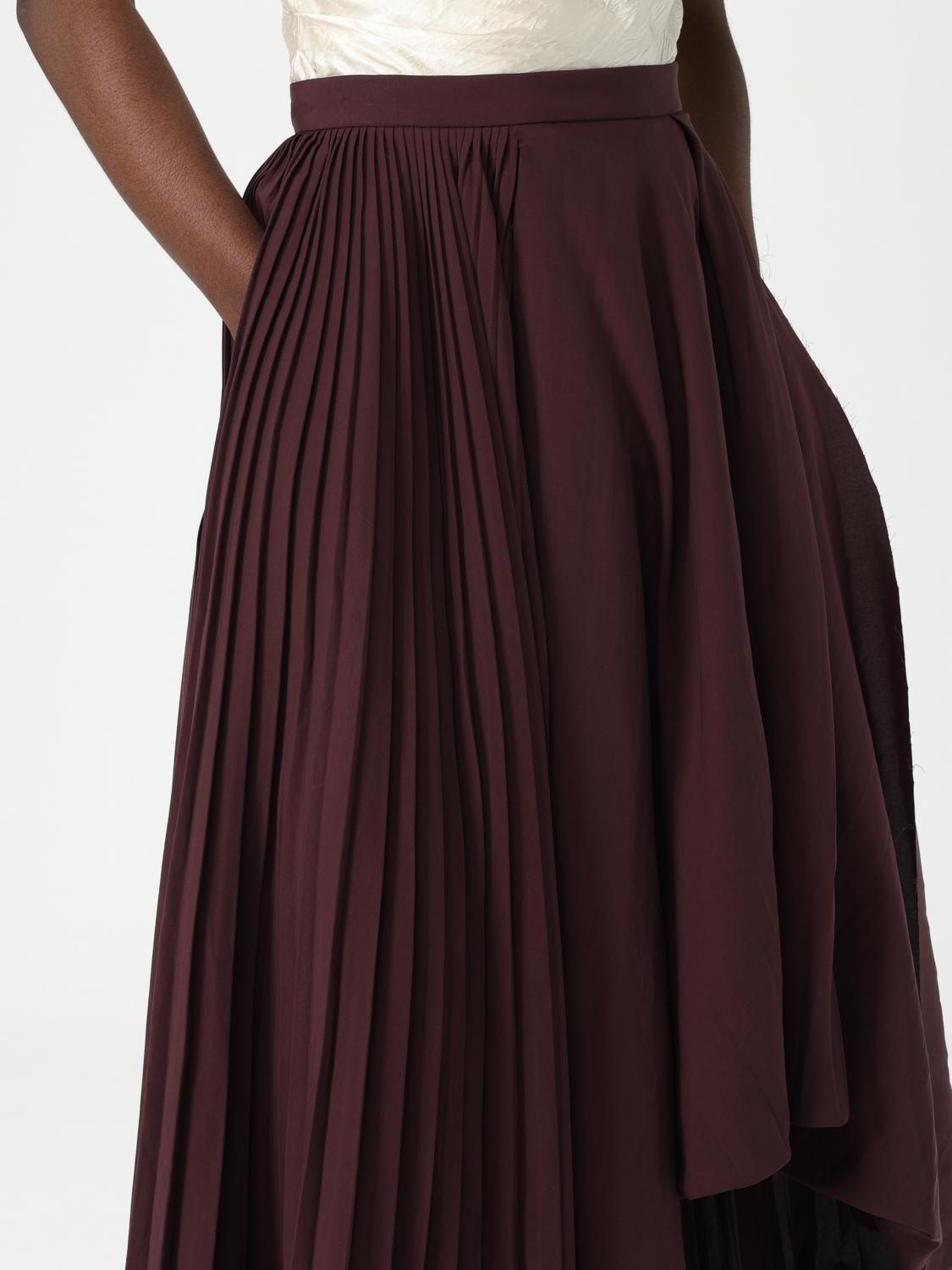 MCQUEEN SKIRT: Skirt woman McQueen, Burgundy - Img 5