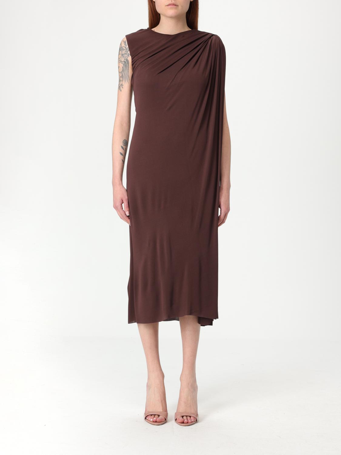 MCQUEEN ABITO: Abito McQueen in viscosa , Bordeaux - Img 1