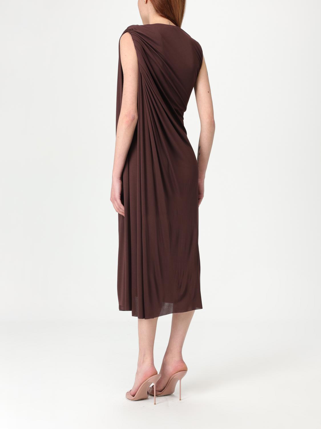 MCQUEEN ABITO: Abito McQueen in viscosa , Bordeaux - Img 2