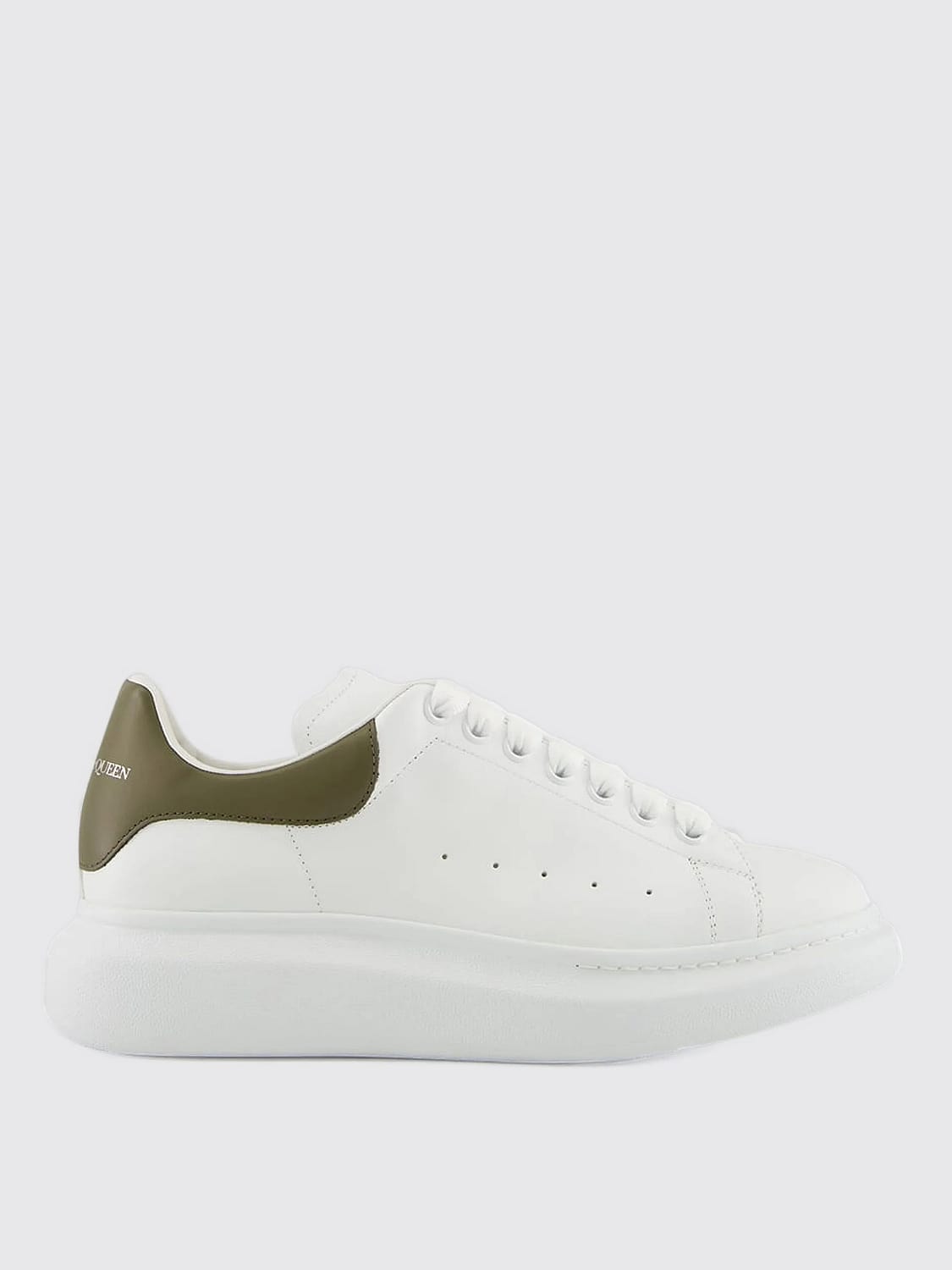 MCQUEEN SNEAKERS: Sneakers Oversize McQueen in pelle , Bianco 2 - Img 1