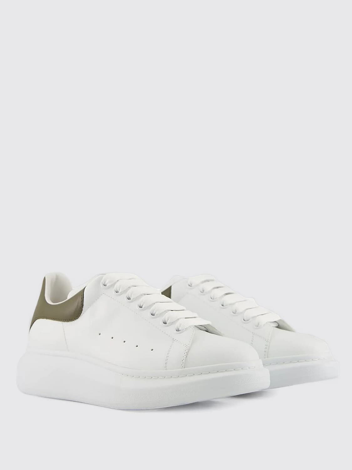 MCQUEEN SNEAKERS: Sneakers Oversize McQueen in pelle , Bianco 2 - Img 2