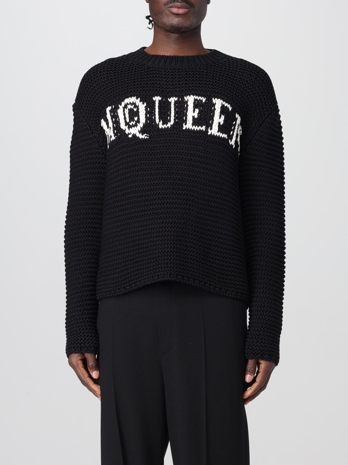 MCQUEEN PULL: Pull homme McQueen, Noir - Img 1