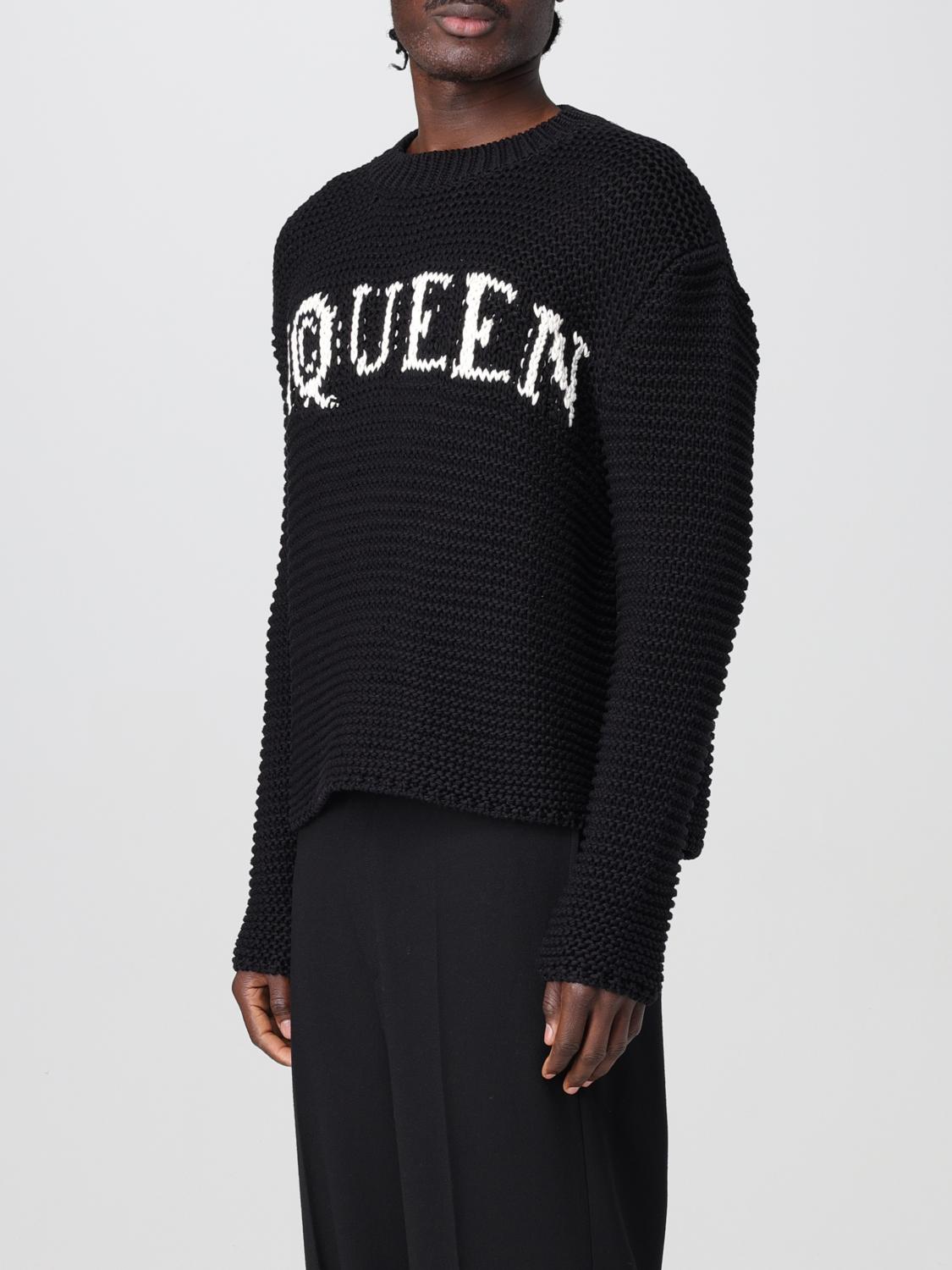 MCQUEEN PULL: Pull homme McQueen, Noir - Img 4