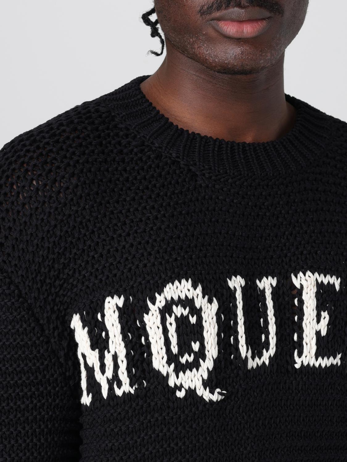 MCQUEEN PULL: Pull homme McQueen, Noir - Img 5