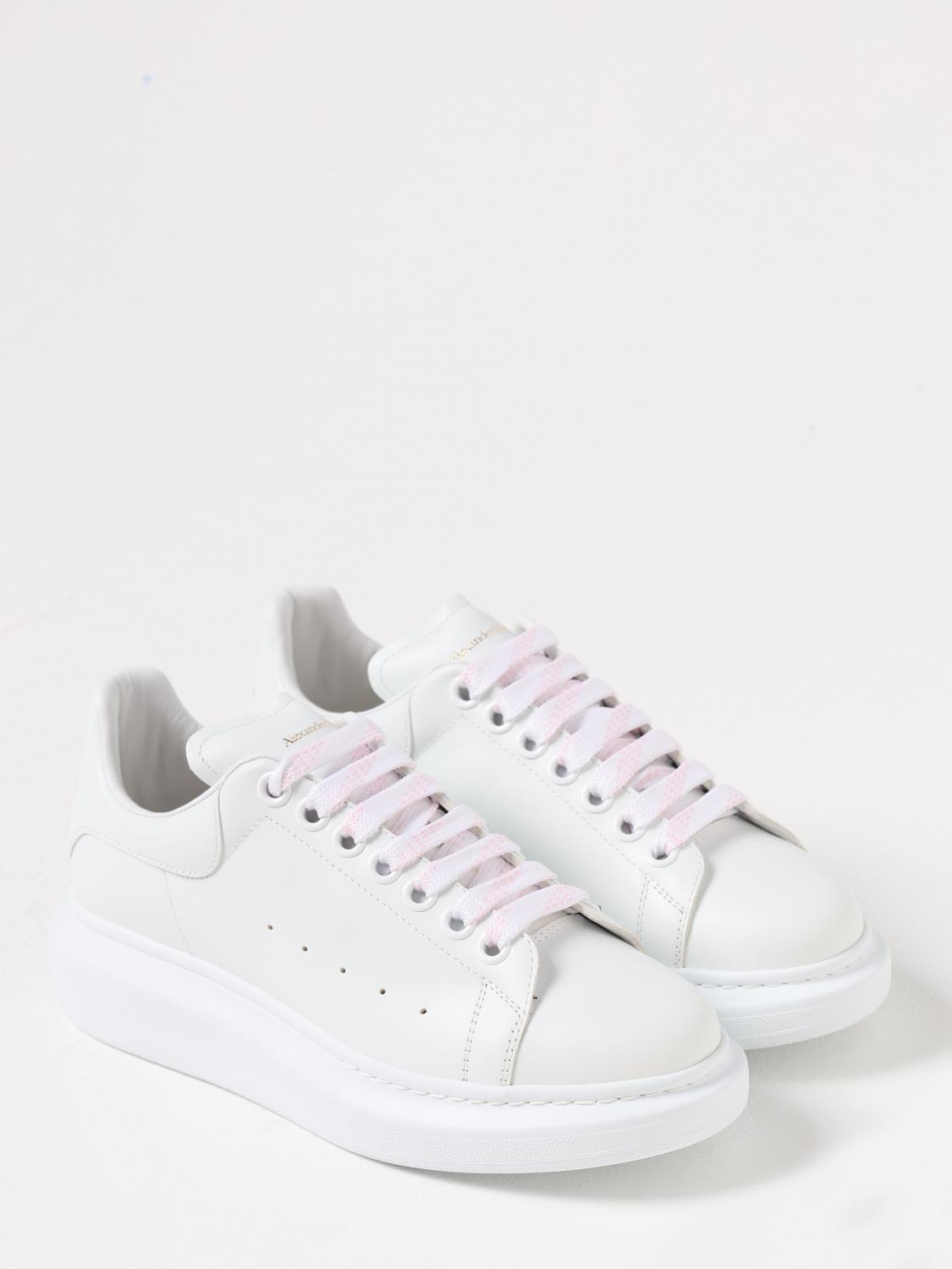 MCQUEEN SNEAKERS: Sneakers Oversize McQueen in pelle , Bianco - Img 2