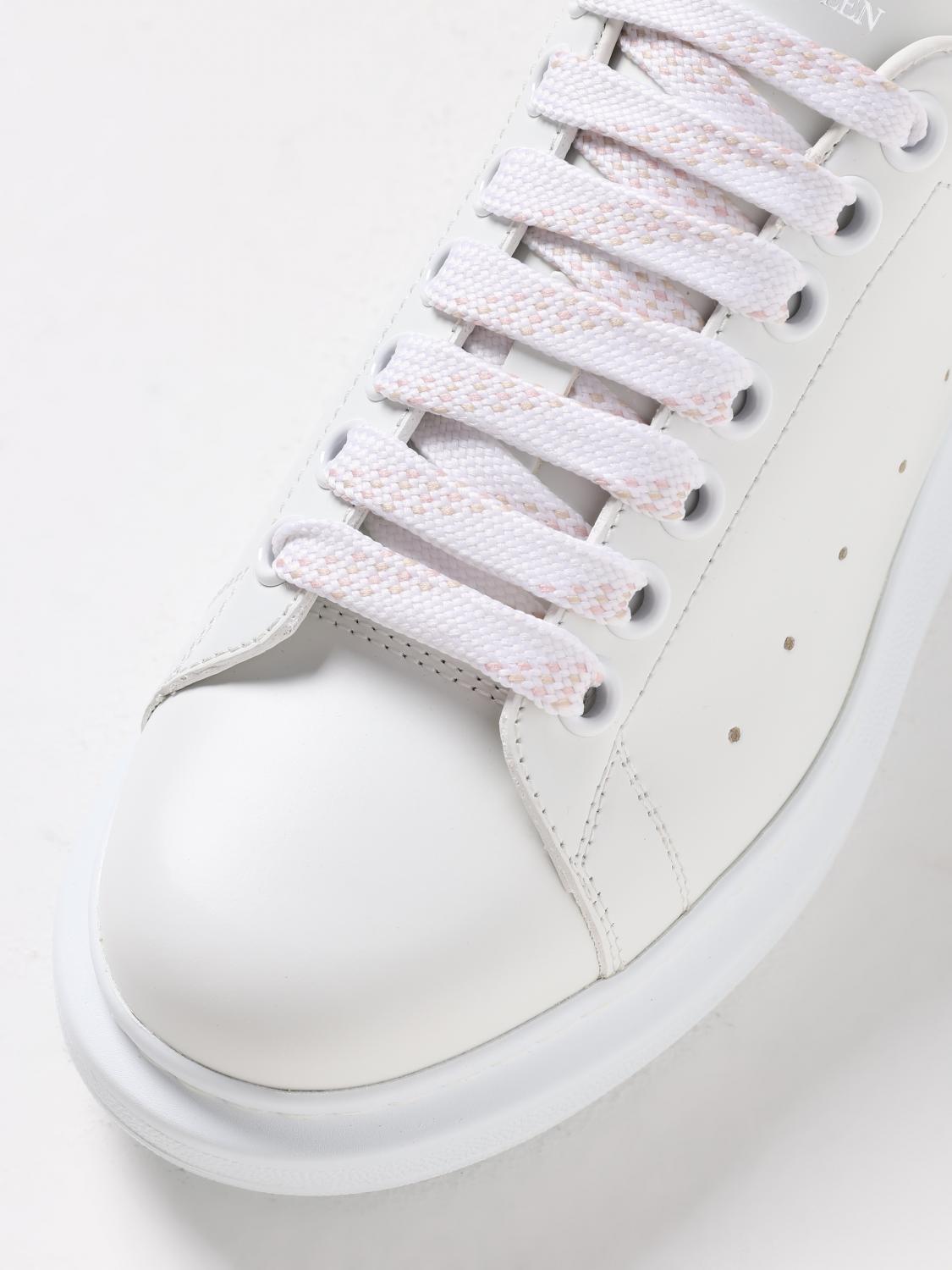 MCQUEEN SNEAKERS: Sneakers Oversize McQueen in pelle , Bianco 2 - Img 4