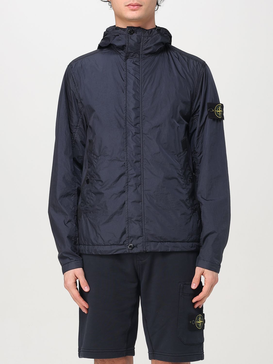 STONE ISLAND CHAQUETA: Chaqueta hombre Stone Island, Azul Oscuro - Img 1