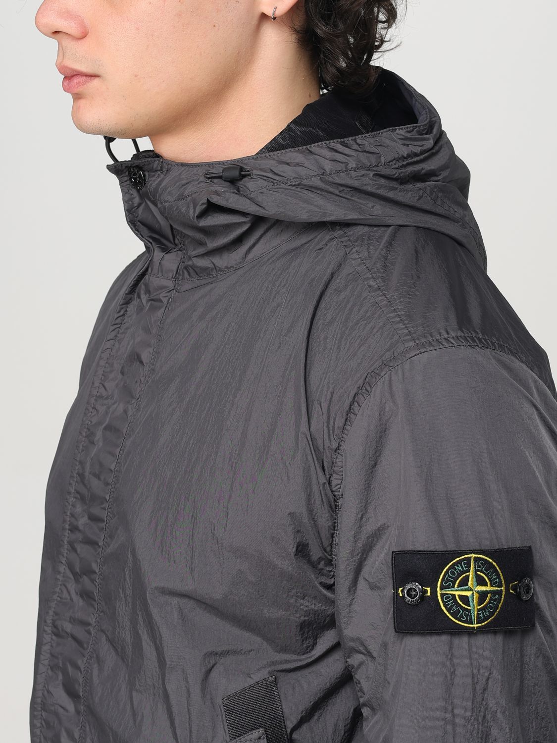 STONE ISLAND CHAQUETA: Chaqueta hombre Stone Island, Gris - Img 5