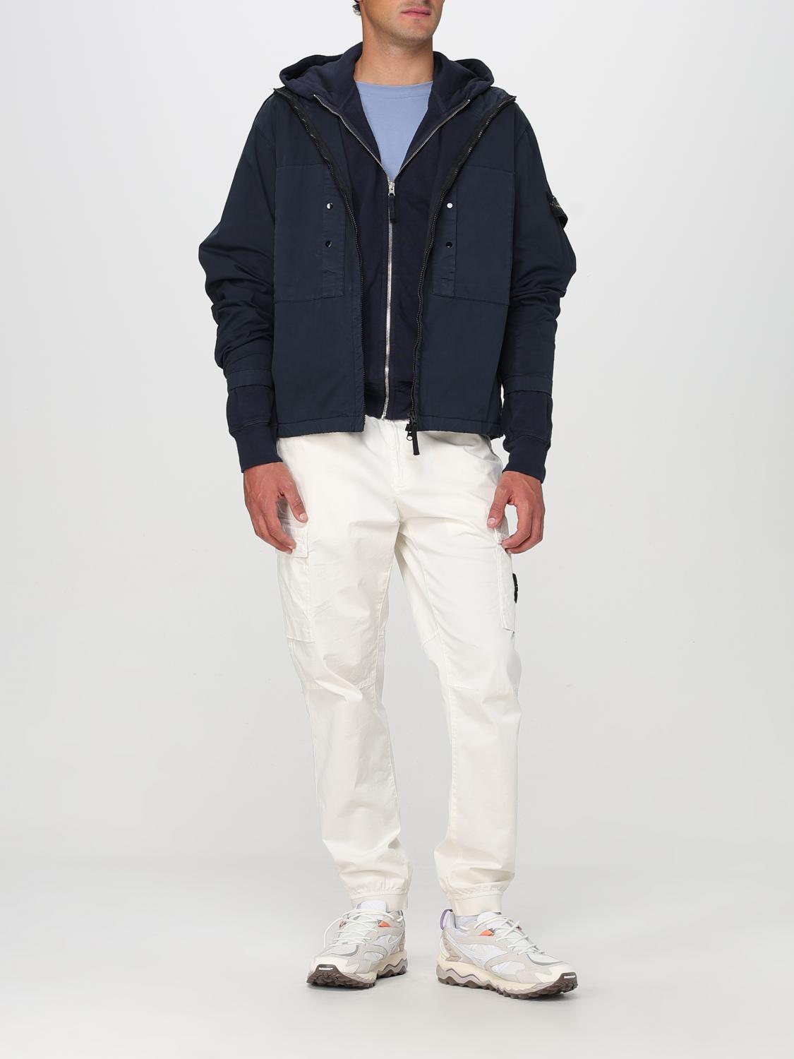STONE ISLAND 재킷: 재킷 남성 Stone Island, 블루 - Img 2