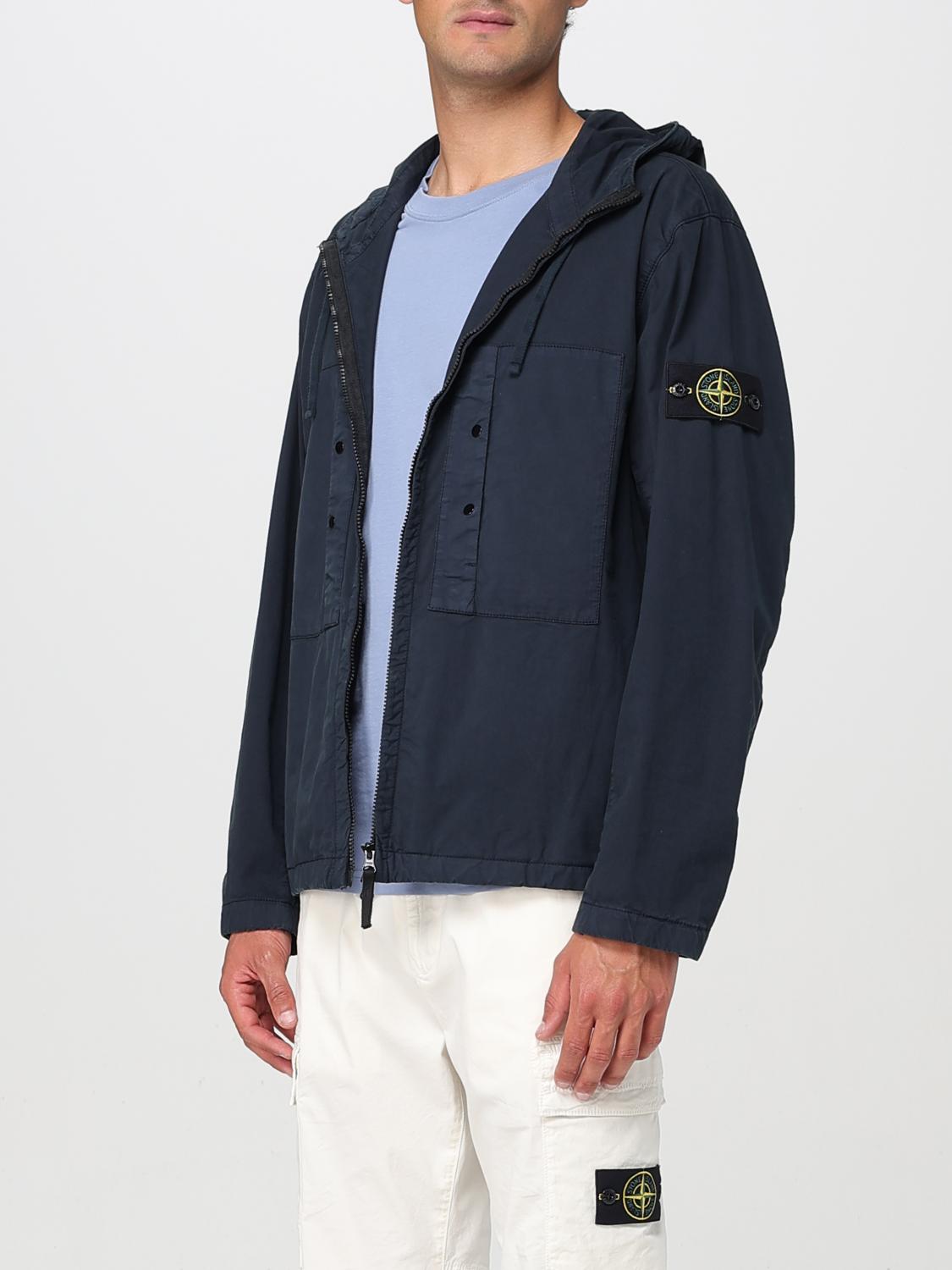 STONE ISLAND 재킷: 재킷 남성 Stone Island, 블루 - Img 4