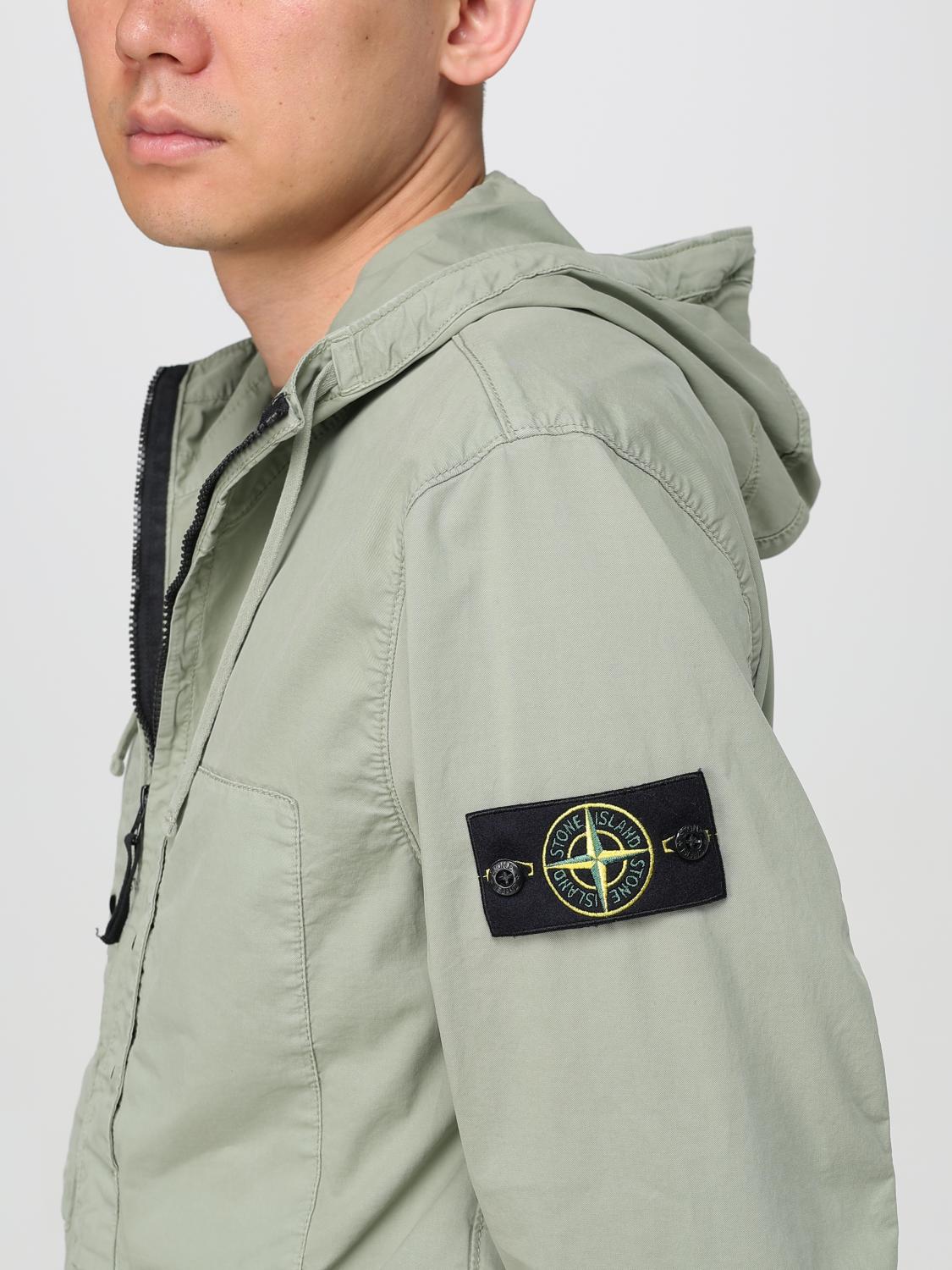 STONE ISLAND 재킷: 재킷 남성 Stone Island, 그린 - Img 5