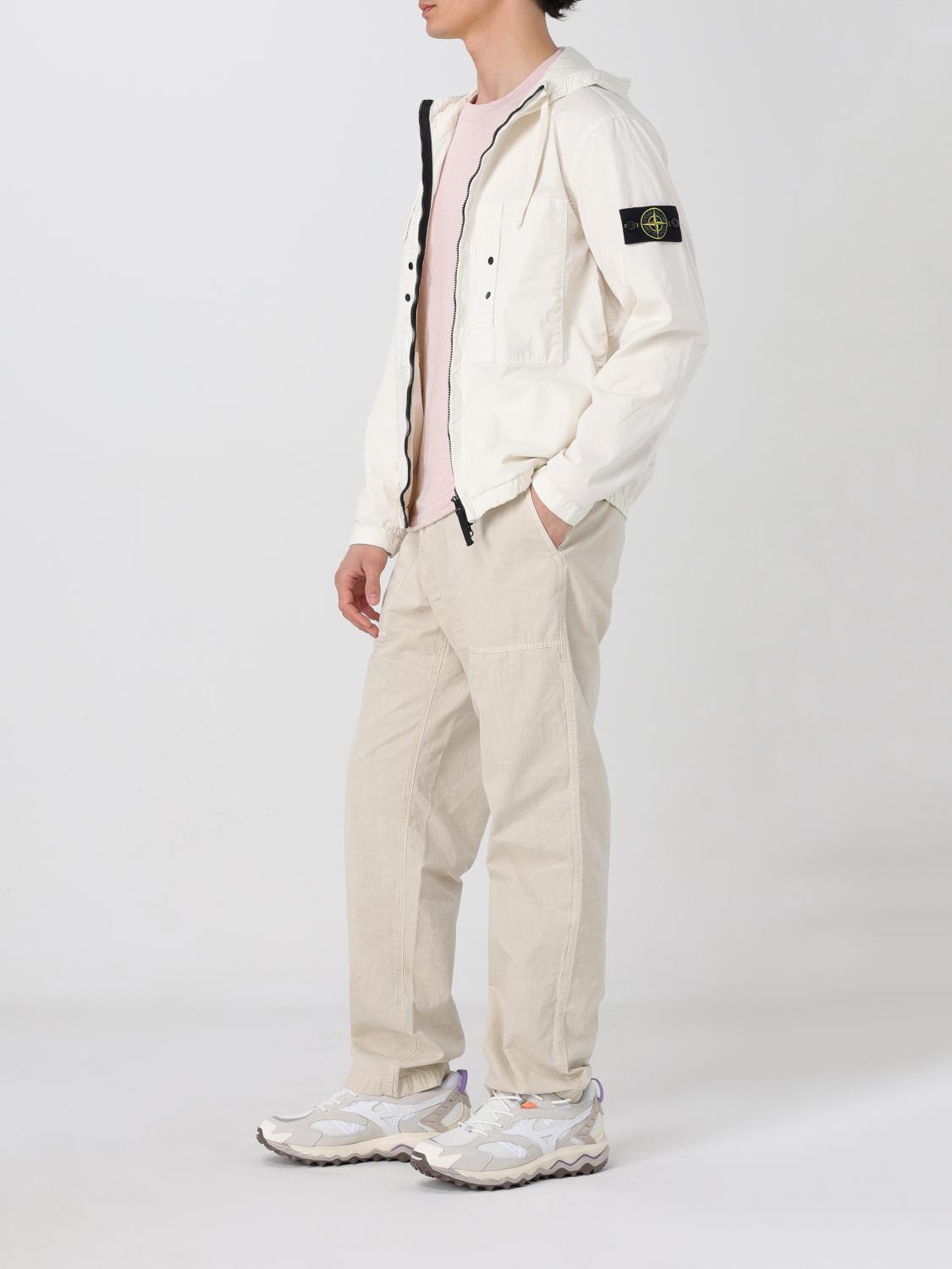 STONE ISLAND КУРТКА: Куртка Мужское Stone Island, Слоновая Кость - Img 2