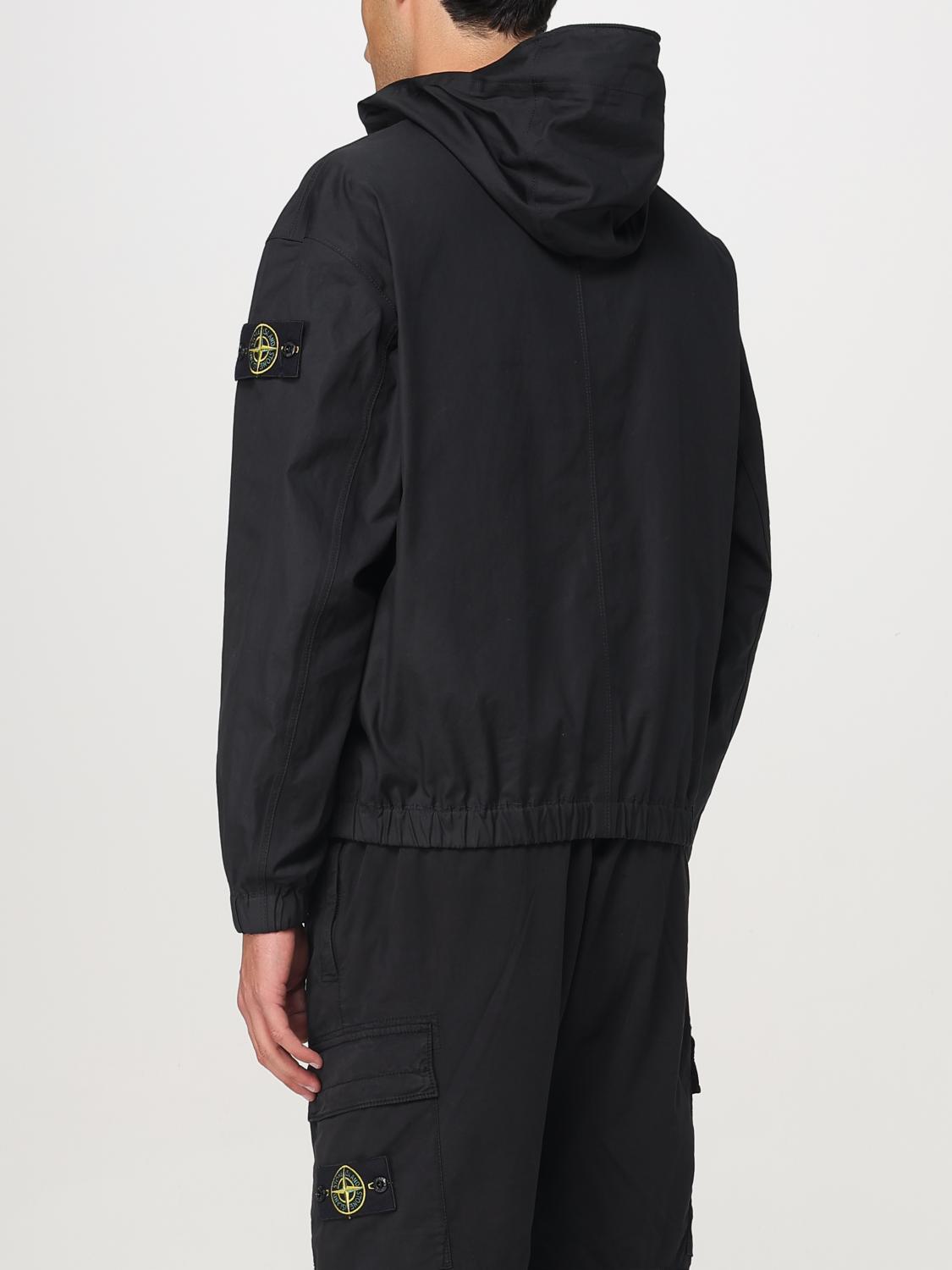 STONE ISLAND JACKE: Jacke herren Stone Island, Schwarz - Img 3