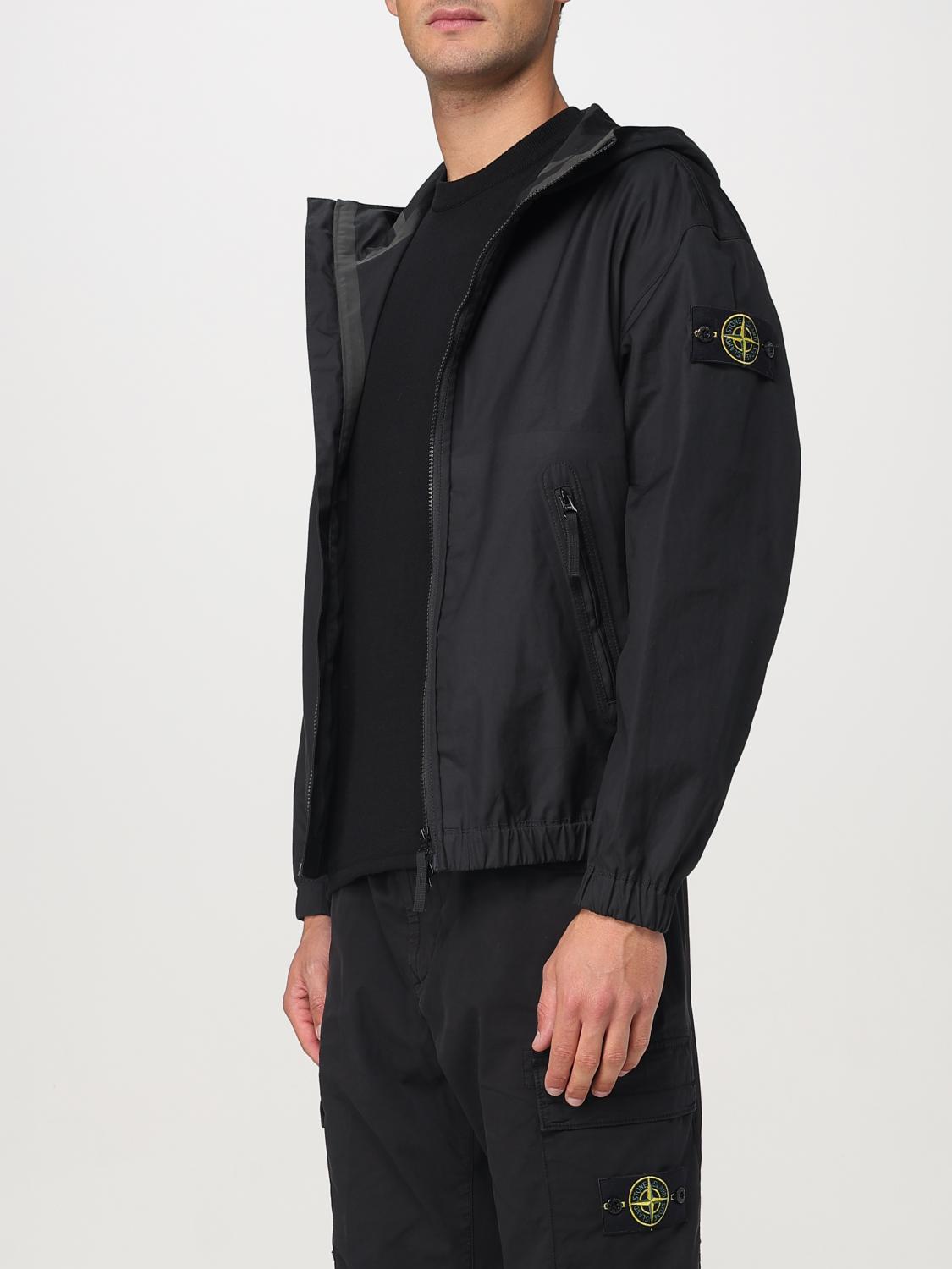 STONE ISLAND JACKE: Jacke herren Stone Island, Schwarz - Img 4
