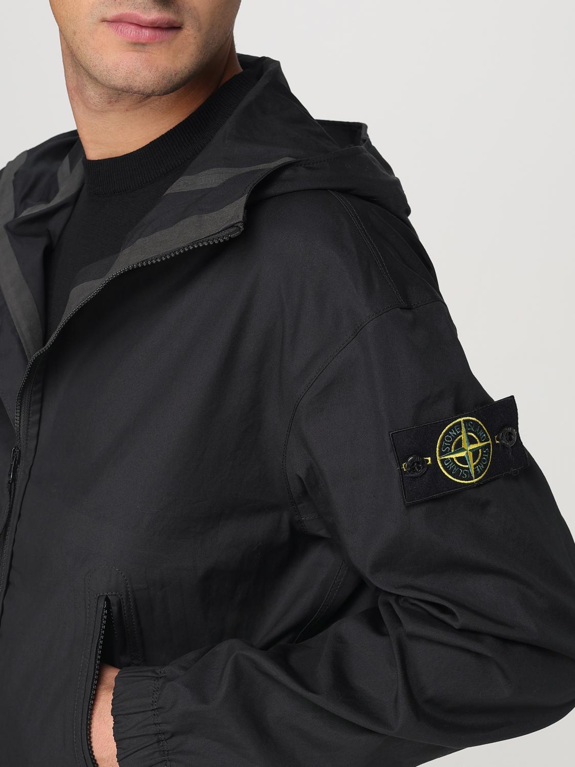 STONE ISLAND JACKE: Jacke herren Stone Island, Schwarz - Img 5