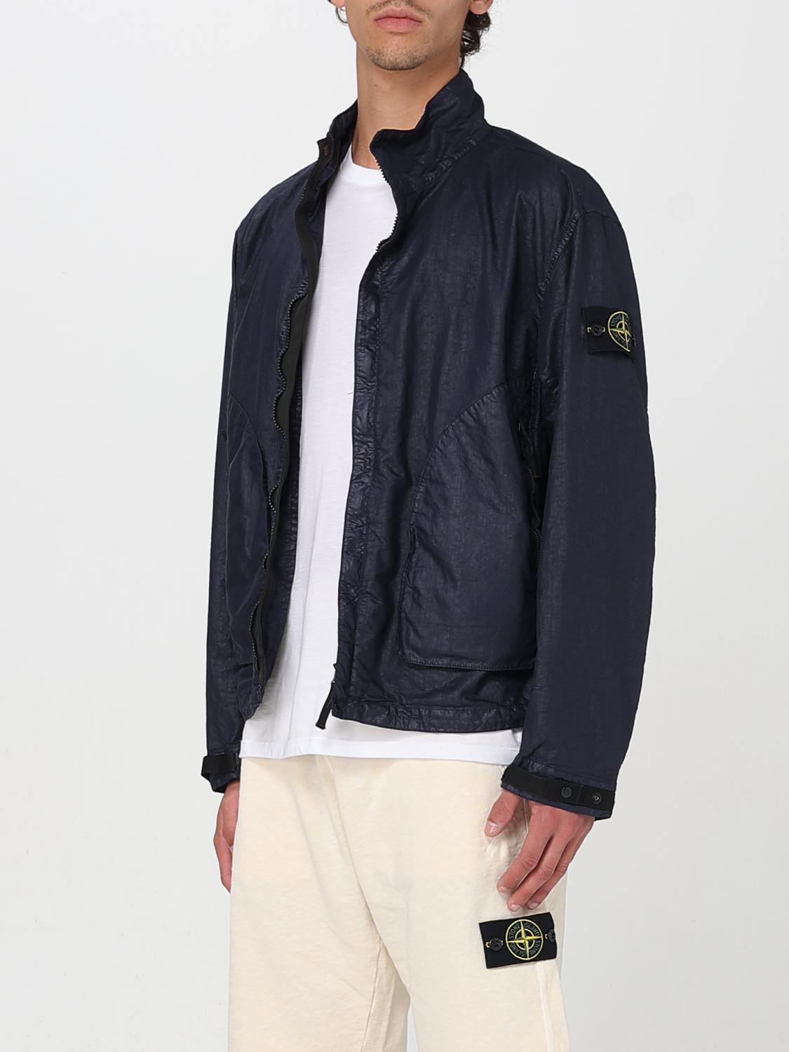 STONE ISLAND 재킷: 재킷 남성 Stone Island, 블루 - Img 4