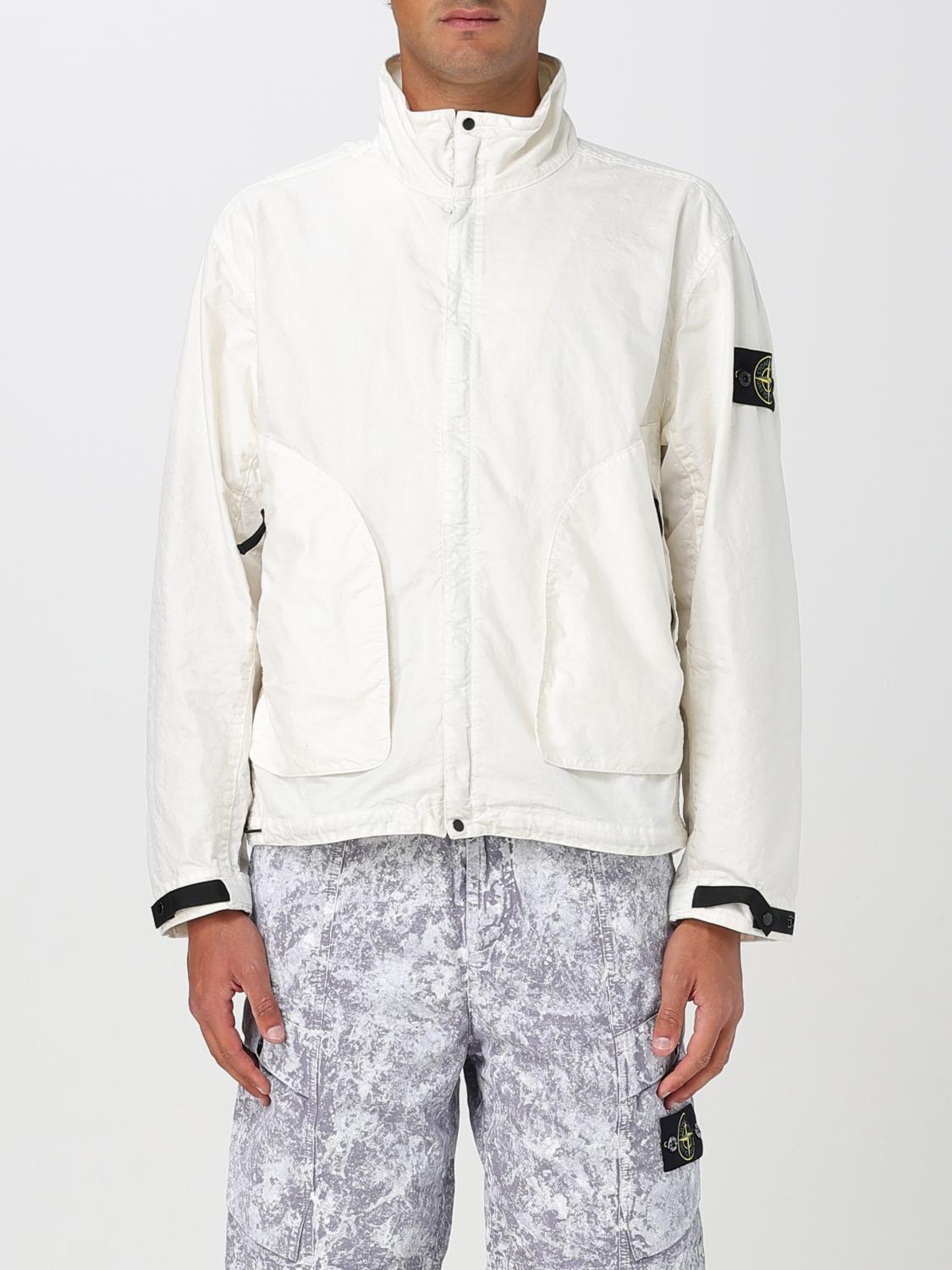 STONE ISLAND ジャケット: ジャケット メンズ Stone Island, アイボリー - Img 1