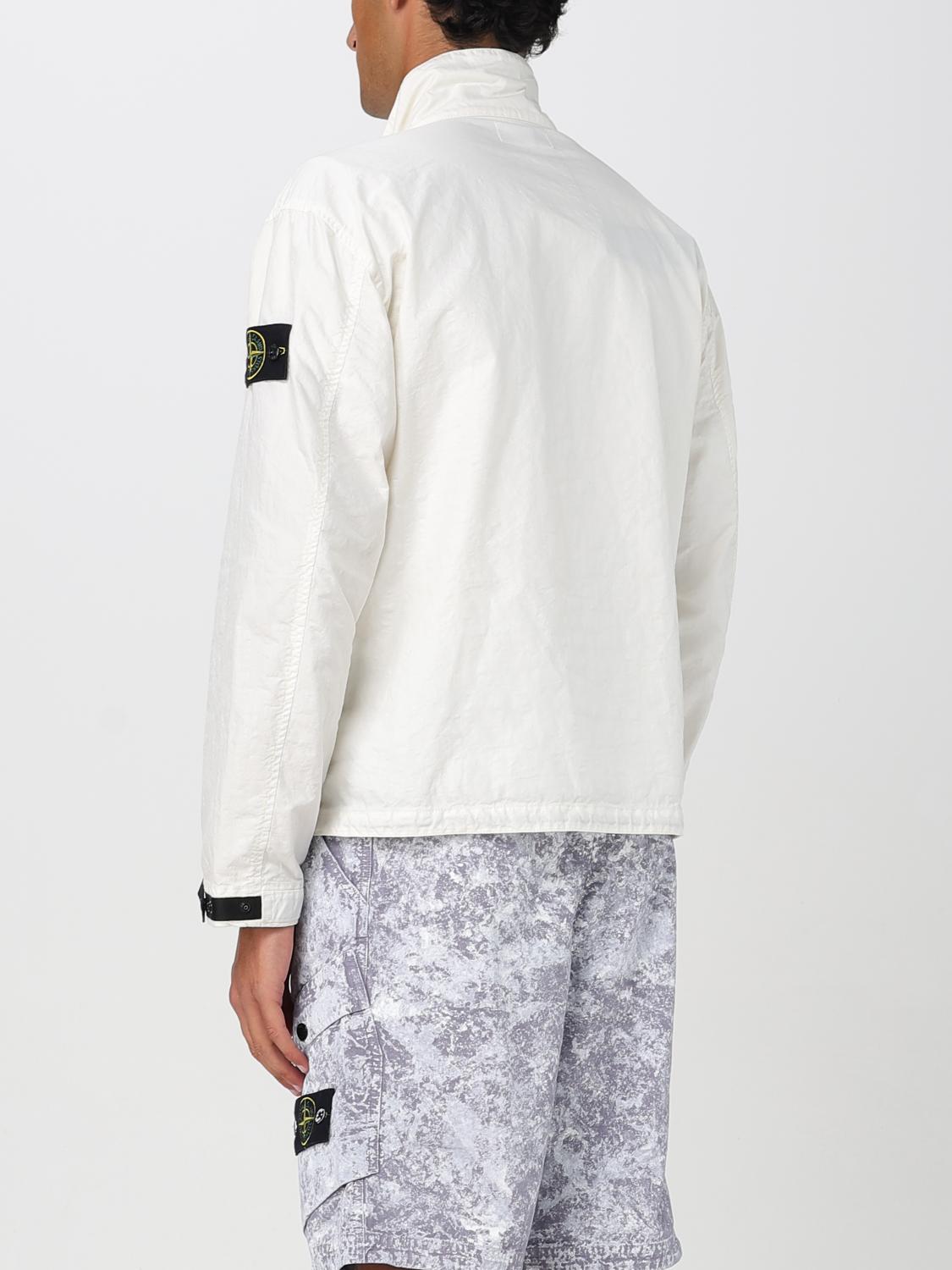 STONE ISLAND ジャケット: ジャケット メンズ Stone Island, アイボリー - Img 3