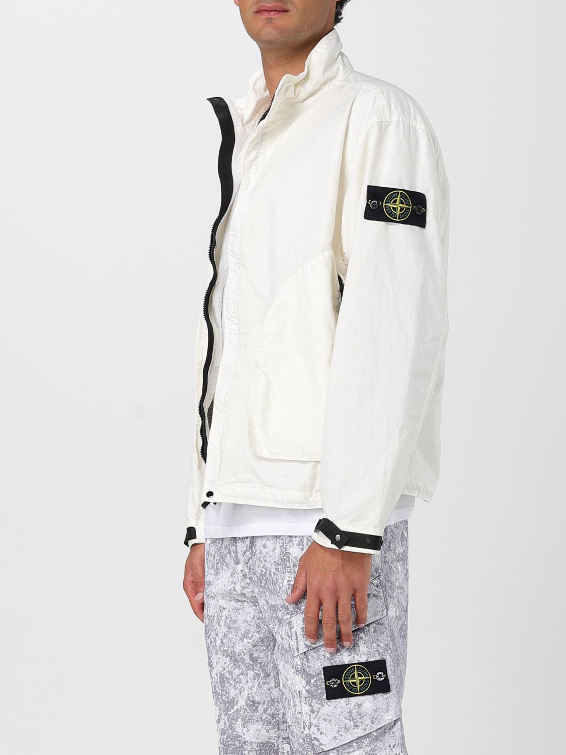 STONE ISLAND ジャケット: ジャケット メンズ Stone Island, アイボリー - Img 4
