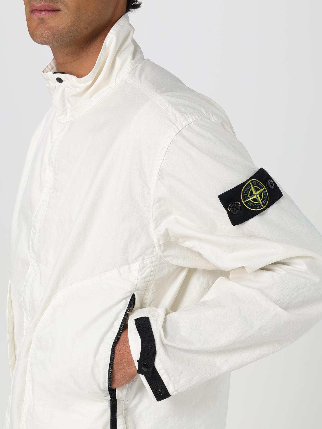 STONE ISLAND ジャケット: ジャケット メンズ Stone Island, アイボリー - Img 5