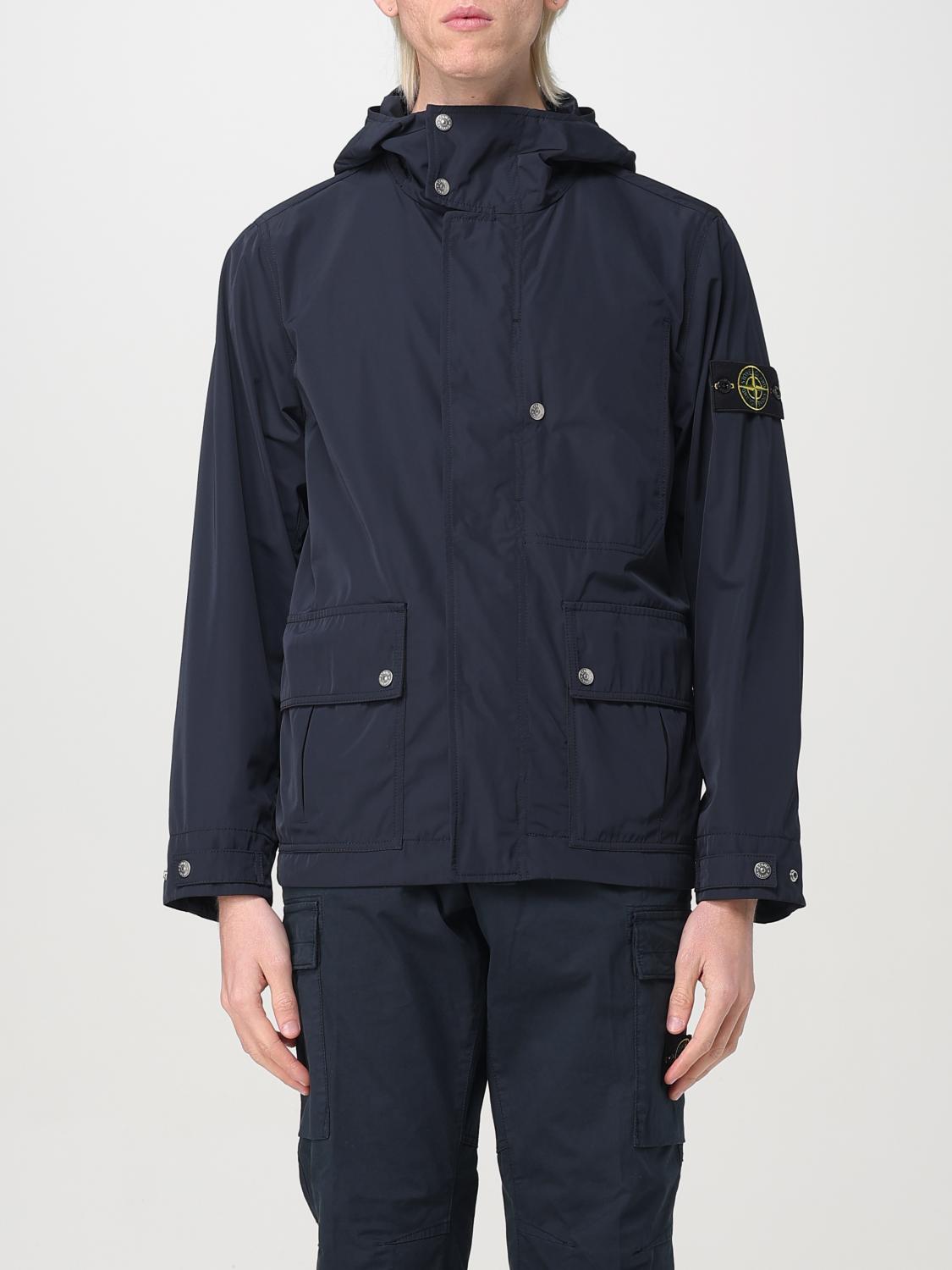 STONE ISLAND CHAQUETA: Chaqueta hombre Stone Island, Azul Oscuro - Img 1