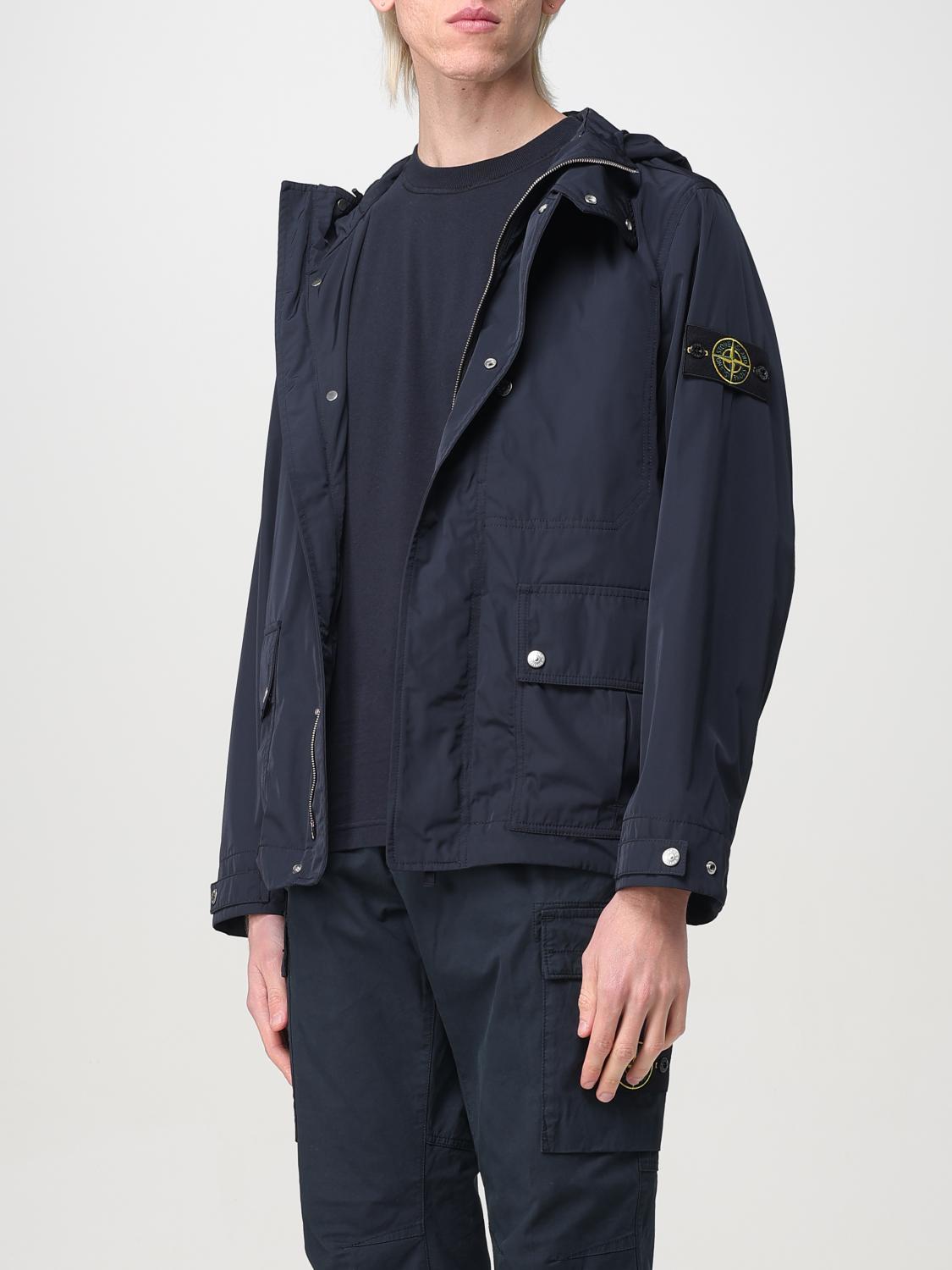 STONE ISLAND CHAQUETA: Chaqueta hombre Stone Island, Azul Oscuro - Img 4