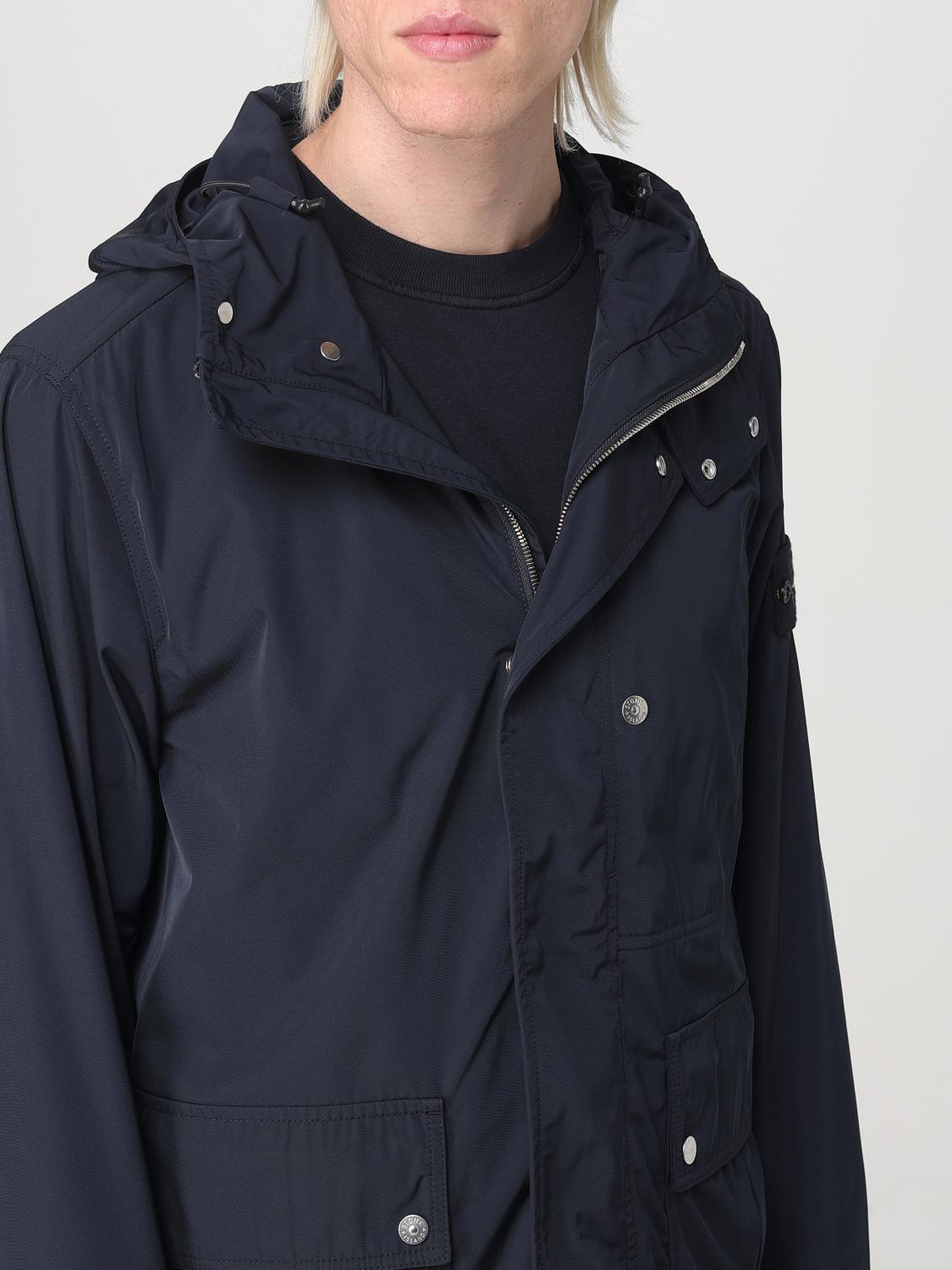 STONE ISLAND CHAQUETA: Chaqueta hombre Stone Island, Azul Oscuro - Img 5