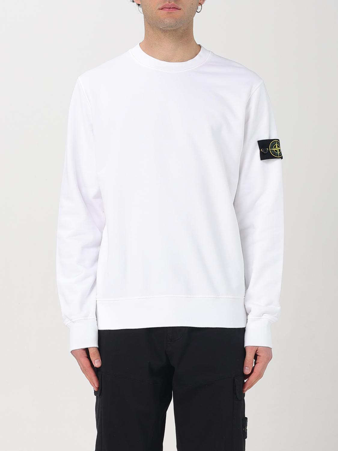 STONE ISLAND SWEATSHIRT: Sweatshirt herren Stone Island, Weiß - Img 1