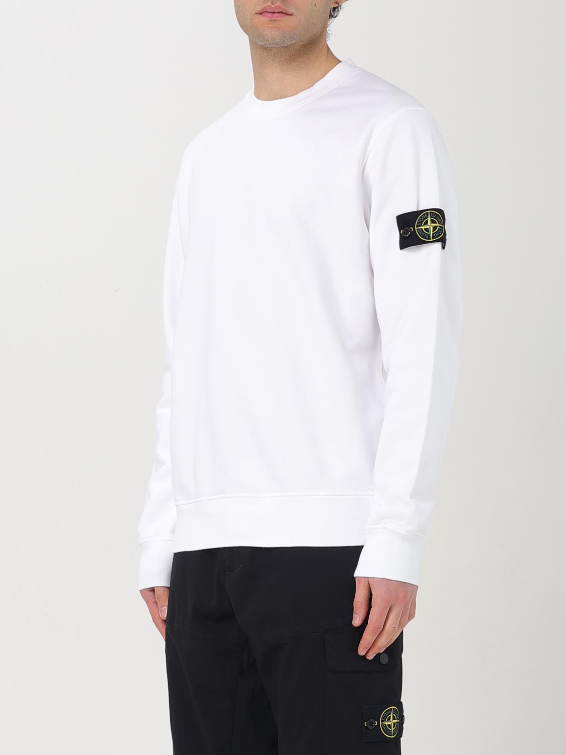 STONE ISLAND SWEATSHIRT: Sweatshirt herren Stone Island, Weiß - Img 4