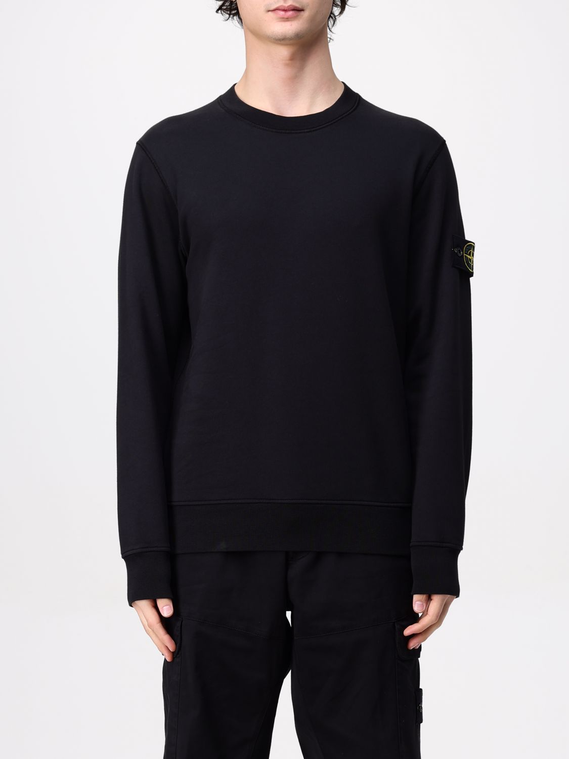 STONE ISLAND SUDADERA: Sudadera hombre Stone Island, Negro - Img 1