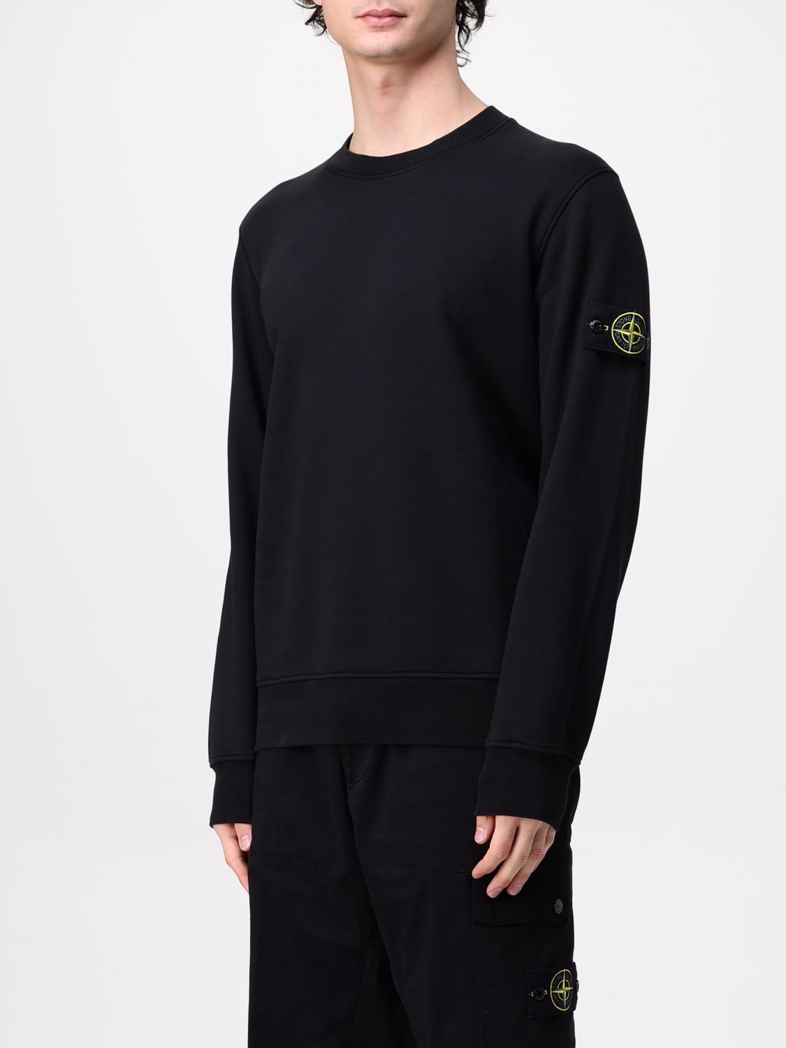 STONE ISLAND SUDADERA: Sudadera hombre Stone Island, Negro - Img 4