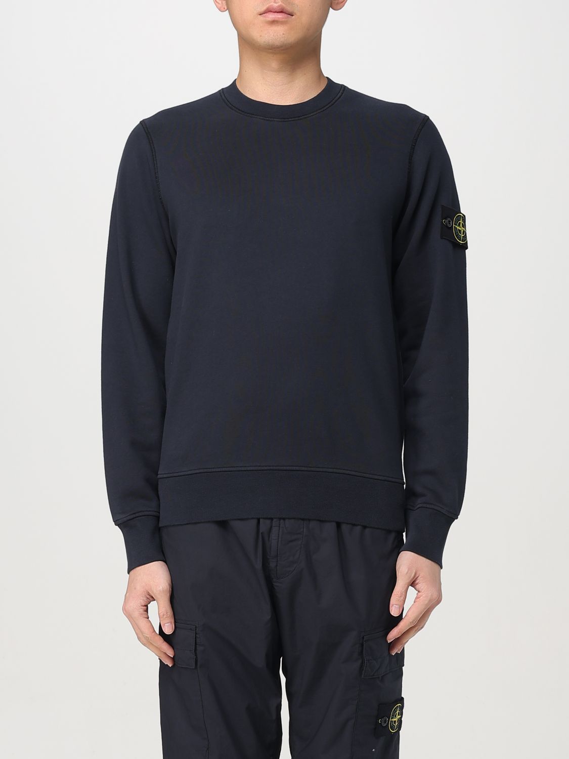 STONE ISLAND SUDADERA: Sudadera hombre Stone Island, Azul Oscuro - Img 1